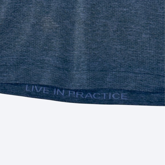 Lululemon Mens S Navy Metal Vent Tech Performance Polo Shirt‎ Live in Practice - Picture 6 of 8